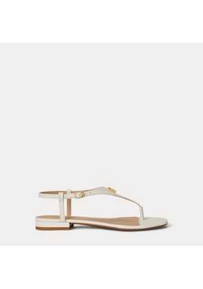 Everley II Crosshatch Leather Sandal