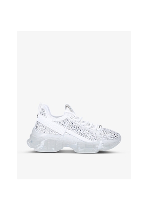 Womens Steve Madden Maxima R Studded Textile Trainers