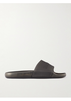 Balenciaga - Logo-Embossed Rubber Slides - Men - Black - EU 40