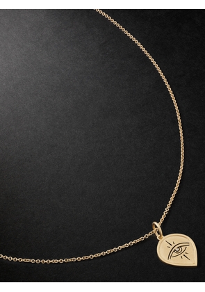 Jacquie Aiche - Eye Burst 14-Karat Gold Diamond Pendant Necklace - Men - Gold