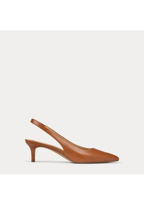Lolah II Leather Slingback Pump