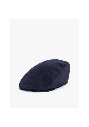 Mens Dents Fernworthy Flat-Crown Wool Cap