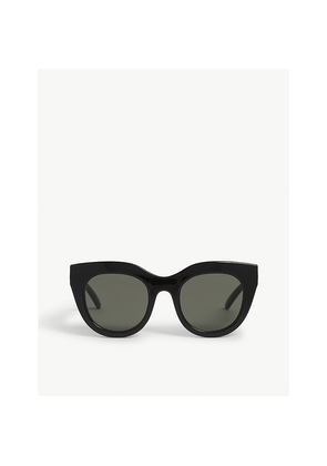 Womens Le Specs Air Heart Cat-Eye Acetate Sunglasses