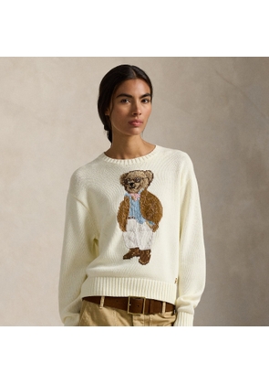 Polo Bear Cotton Crewneck Jumper