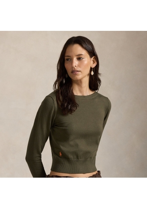 Cotton-Blend Boatneck Jumper