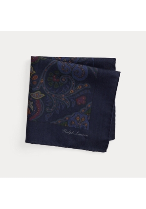 Paisley Cashmere-Silk Pocket Square