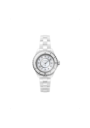 Chanel H5704 J12 Steel, Ceramic, Mother-Of-Pearl and 0.06ct Diamond Quartz Watch