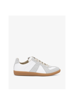Mens Maison Margiela Replica Leather Low-Top Trainers