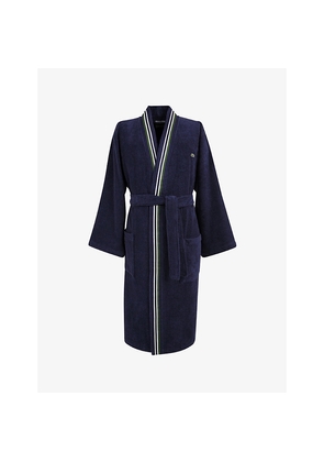 Mens Lacoste Marine Cotton Bath Robe