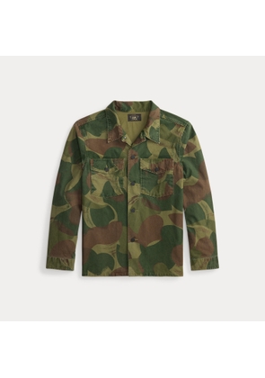 Camo Poplin Overshirt