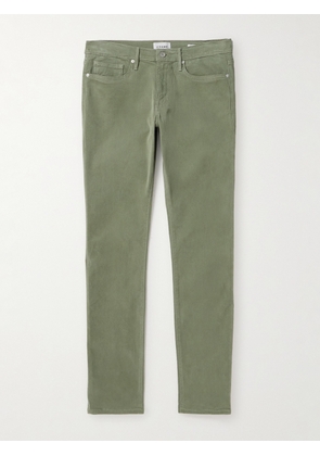 FRAME - L'Homme Slim-Fit Stretch Lyocell-Blend Trousers - Men - Green - UK/US 29