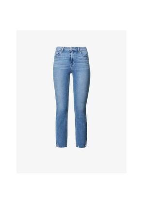 Womens Paige Cindy High-Rise Stretch-Denim Jeans
