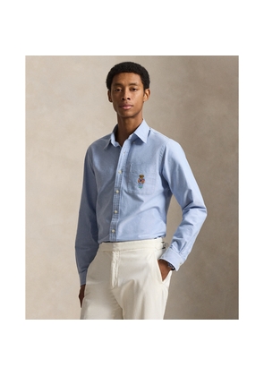 Custom Fit Polo Bear Oxford Shirt