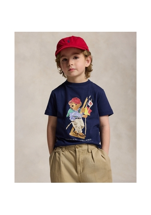 Polo Bear Cotton Jersey T-Shirt
