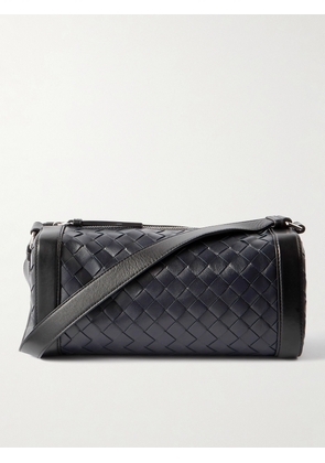 Bottega Veneta - Brick Intrecciato Leather Messenger Bag - Men - Black