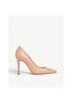 Womens LK Bennett Fern Pointed Toe Leather Courts