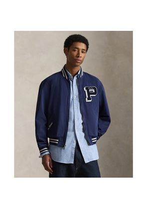 Embroidered Canvas Track Jacket