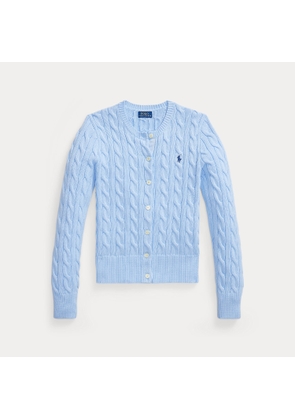 Cable-Knit Cotton Cardigan