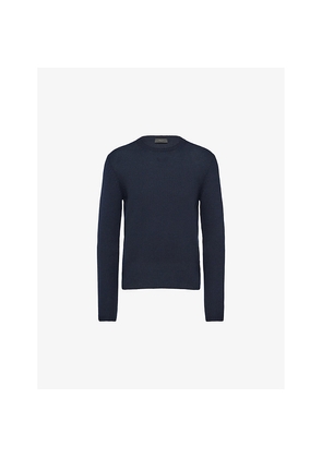 Mens Prada Crewneck Regular-Fit Cashmere Jumper
