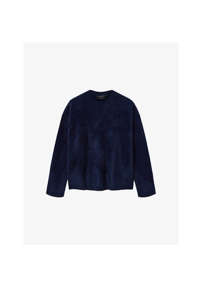 Womens Allsaints Rebel Crew-Neck Regular-Fit Brushed-Cashmere Jumper