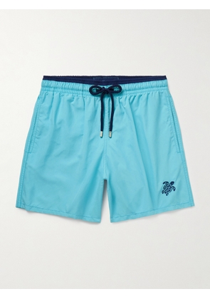 Vilebrequin - Moka Straight-Leg Mid-Length ECONYL® Swim Shorts - Men - Blue - S