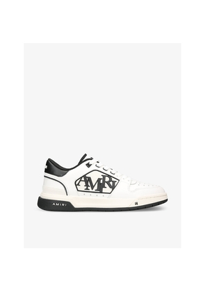 Mens Amiri Classic Logo-Embellished Leather Low-Top Trainers
