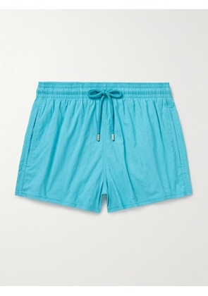 Vilebrequin - Manta Straight-Leg Short-Length Recycled Swim Shorts - Men - Blue - S