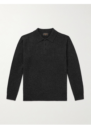 Beams Plus - Wool Polo Shirt - Men - Gray - S