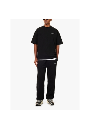Mens Mki Miyuki-Zoku Uniform Brand-Print Cotton-Blend Jogging Bottoms