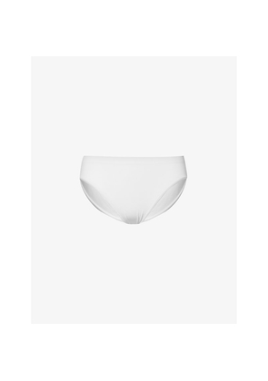 Womens Hanro Mid-Rise Seamless Stretch-Woven Briefs