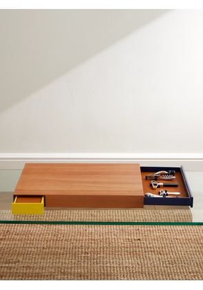 L'Atelier Du Vin - Le Plateau Wood, Lacquer, Leather and Chromed Metal Wine Tool and Tray Set - Men - Brown