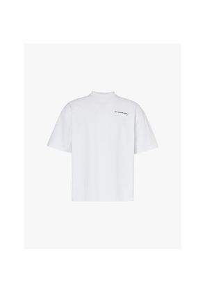 Mens Mki Miyuki-Zoku Uniform Branded-Print Cotton-Jersey T-Shirt