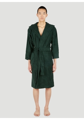Tekla Hooded Bath Robe -  Face & Body Green S