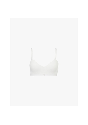 Womens Sloggi Ever Ease Padded Non-Wired Cotton-Blend Bra