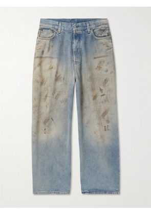 Acne Studios - Straight-Leg Distressed Jeans - Men - Blue - IT 44