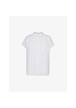 Womens Whistles Nicola Patch-Pocket Woven Blouse