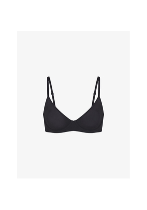 Womens Skims Fits Everybody Unlined Stretch-Woven Bra