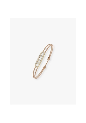 Messika Cares Pavé 18ct Yellow-Gold and 0.26ct Diamond Cord Bracelet