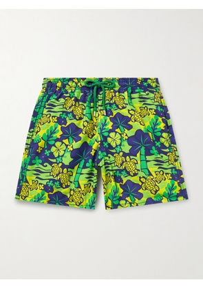 Vilebrequin - Moorea Straight-Leg Mid-Length Printed Swim Shorts - Men - Green - S