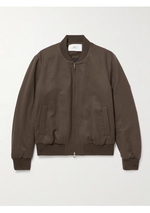 Mr P. - Padded Cashmere-Blend Bomber Jacket - Men - Brown - XS