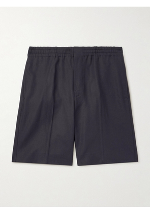 Zegna - Straight-Leg Linen Shorts - Men - Blue - IT 46