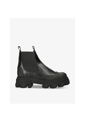 Womens Ganni City Rubber-Blend Chelsea Boots