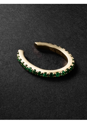 KOLOURS JEWELRY - Spectra Oval 14-Karat Gold Emerald Ear Cuff - Men - Gold