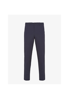 Mens Prada Slim-Fit Straight-Leg Woven Trousers