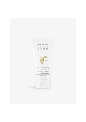 Thank You Farmer Rice Pure Clay Mask To Foam Cleanser 150ml