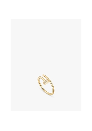 Cartier Juste Un Clou 18ct Yellow-Gold and 0.08ct Brilliant-Cut Diamond Ring