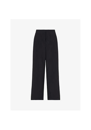Womens Whistles Ezra Side-Stripe High-Rise Woven Trousers