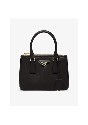 Womens Prada Galleria Mini Saffiano-Leather Tote Bag