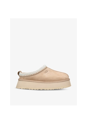 Womens UGG Tazz Suede and Shearling Slippers