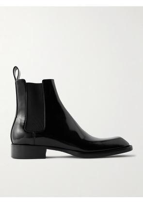 SAINT LAURENT - Vadim Polished-Leather Chelsea Boots - Men - Black - EU 42